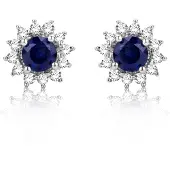 Diamant L'Eternel Boucles d'oreilles argent