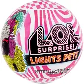 LEGO LOL Surprise ! Animaux lumineux avec de vrais poils et 9 surprises, dont une surprise la lumi re noire