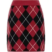 MyMo ROCKS Jupe rouge / noir / blanc