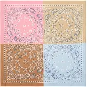 s.Oliver Foulard beige / bleu clair / marron / rose
