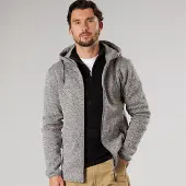 True North Veste Homme Polaire Gris Foncé Dk-Grey