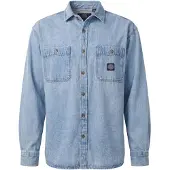 Rip Curl Chemise fonctionnelle 'PREMIUM SURF' bleu denim
