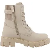 Tom Tailor Bottines à lacets beige
