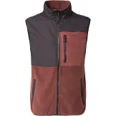 Iriedaily Gilet 'Auf Deck' rouge foncé / noir