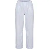 Hunkemoller Pantalon de pyjama bleu clair / blanc