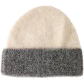 Samsøe & Samsøe Bonnet 'Jeanne' beige clair / anthracite