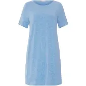 Hanro Chemise de nuit ' Natural Elegance ' bleu clair
