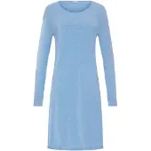 Hanro Chemise de nuit ' Natural Elegance ' bleu clair