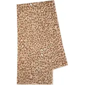 Marie Lund Écharpe camel / marron / blanc