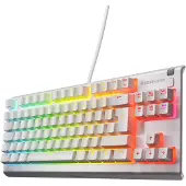 SteelSeries Apex 3 TKL Clavier Gamer AZERTY Blanc