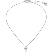 AllSaints Chaîne 'Laio' argent / blanc cassé