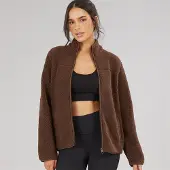 JJ REBEL Femme Polaire Mary Chocolate Brown