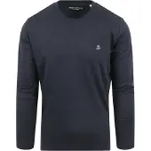 Marc O'Polo T-Shirt bleu marine / blanc