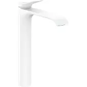 Hansgrohe robinet mélangeur pour lavabo Vivenis, modèle 250, pour vasques à encastrer sans bonde, finition blanc mat