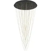 Eglo Suspension LED Trepuco, suspension élégante, suspension en métal noir et doré, suspension blanc chaud, Ø 78 cm