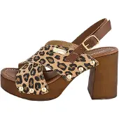Les tropéziennes Sandales 'Paloma – Ledersandalen mit Absatz' beige