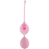 Cuties - boules de geisha en silicone à double bille (rose)
