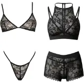 C&City Ensemble de linge noir