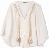 Camomilla Italia Chemisier fonctionnel 'BETSY' beige / blanc