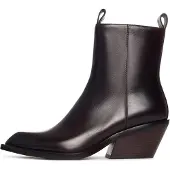 CESARE GASPARI Bottes de cowboy brun foncé