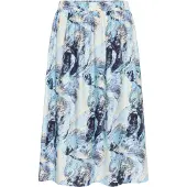 Kaffe Jupe 'Jasmin' beige / bleu