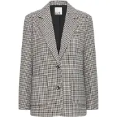 Ichi Blazer gris foncé / blanc