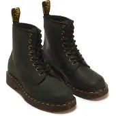 Dr. Martens Bottines à lacets vert foncé