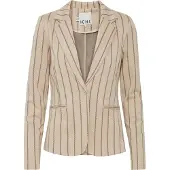 Ichi Blazer 'RUTI' beige foncé / beige chiné