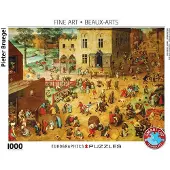 Eurographics Puzzle Jeux d'enfants - Pieter Bruegel, 1000 pièces, 6000-6037