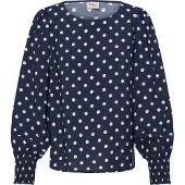 Fransa Chemisier 'FRAdara' bleu marine / blanc