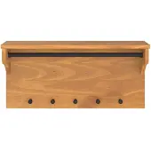 vidaXL Porte-manteau mural SANDNES 87x30x42 cm bois massif pin