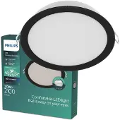 Philips Luminaire encastré Meson, 190 mm, LED, 3000 K, 220-240 V, noir