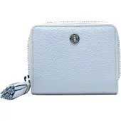 Esquire porte-monnaie Virginia Zip Around Wallet Light Blue bleu clair