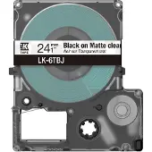 Epson LK-6TBJ Noir, Transparent
