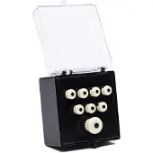 Martin strings Set de Chevilles Blanc Point Noir