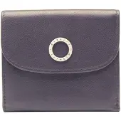 Esquire Cuir porte-monnaie Athena Little Wallet Black noir