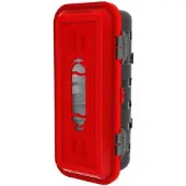 Lalizas Portable Fire Extinguisher Cabinet Rouge