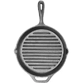 Hendi Poêle à griller en fonte, , 398 x 265 x (H) 48 mm