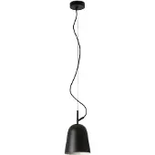 LOREFAR Faro Studio Plafonnier Suspendu Dôme 16 Cm Noir Mat