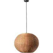 Faro Suspension noir/rotin ø530 HAKA 65134-75
