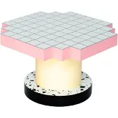 Seletti Table basse Supercoffee à grille bleue