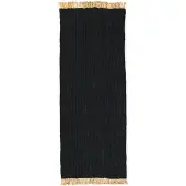 Ferm Living - Block Runner Black/Natural ferm LIVING