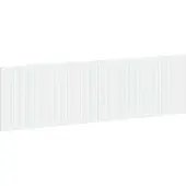 vidaXL Tête de lit murale, blanche, en panneaux de particules