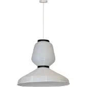Lucide KEENU - Suspension - Diamètre 67 cm - 1 douille E27 - Blanc | Collection Essential
