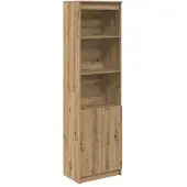 vidaXL Highboard Chêne Artisan 50x35x180 cm Bois composite