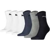 Puma Chaussettes de sport bleu nuit / gris chiné / noir / blanc