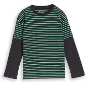 Tom Tailor T-Shirt anthracite / jade