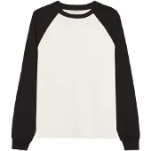 Bershka T-Shirt noir / blanc