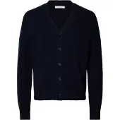 Selected Vestes en maille 'SLHCODY' bleu nuit