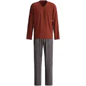 Calida Pyjama long 'Cotton Special' lie de vin